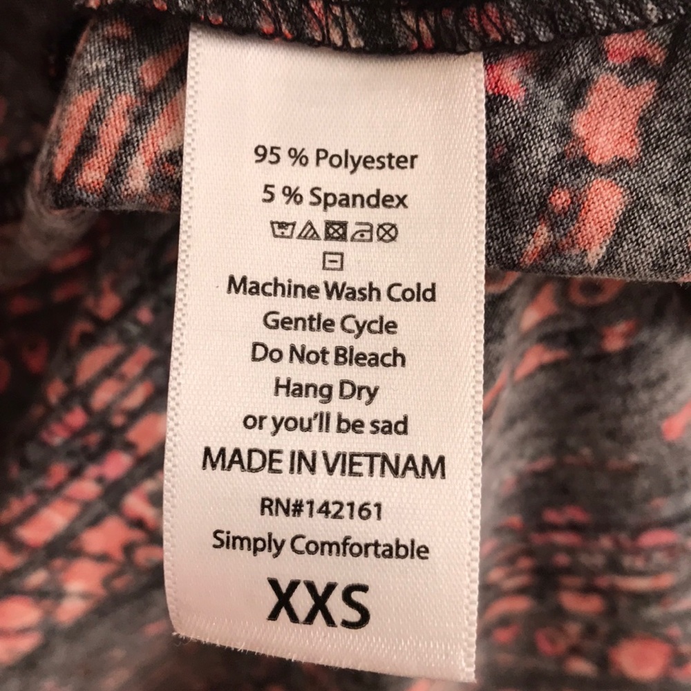 LuLaRoe Carly Xxs - Picture 4 of 5